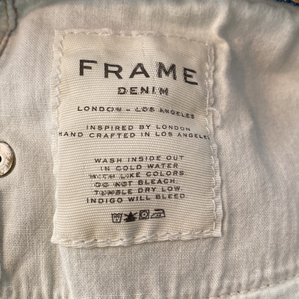 FRAME DISTRESSED MID RISE STRAIGHT - Picture 10 of 10